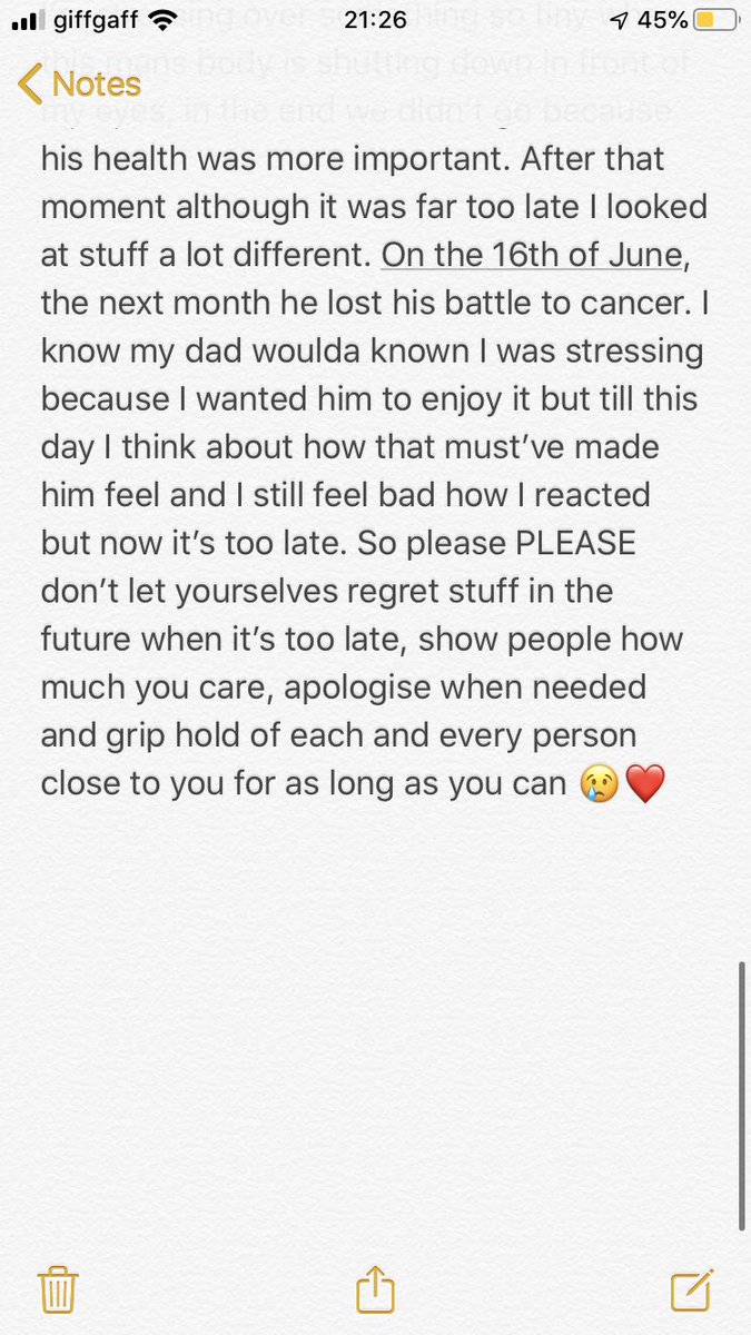 paigestuart009's tweet photo. In these hard times, I hope everyone’s not sweating the small stuff. This is something that’s been on my mind for over a year now and will be for the rest of my life, wouldn’t want that for anyone ❤️ https://t.co/bL87IX99sk