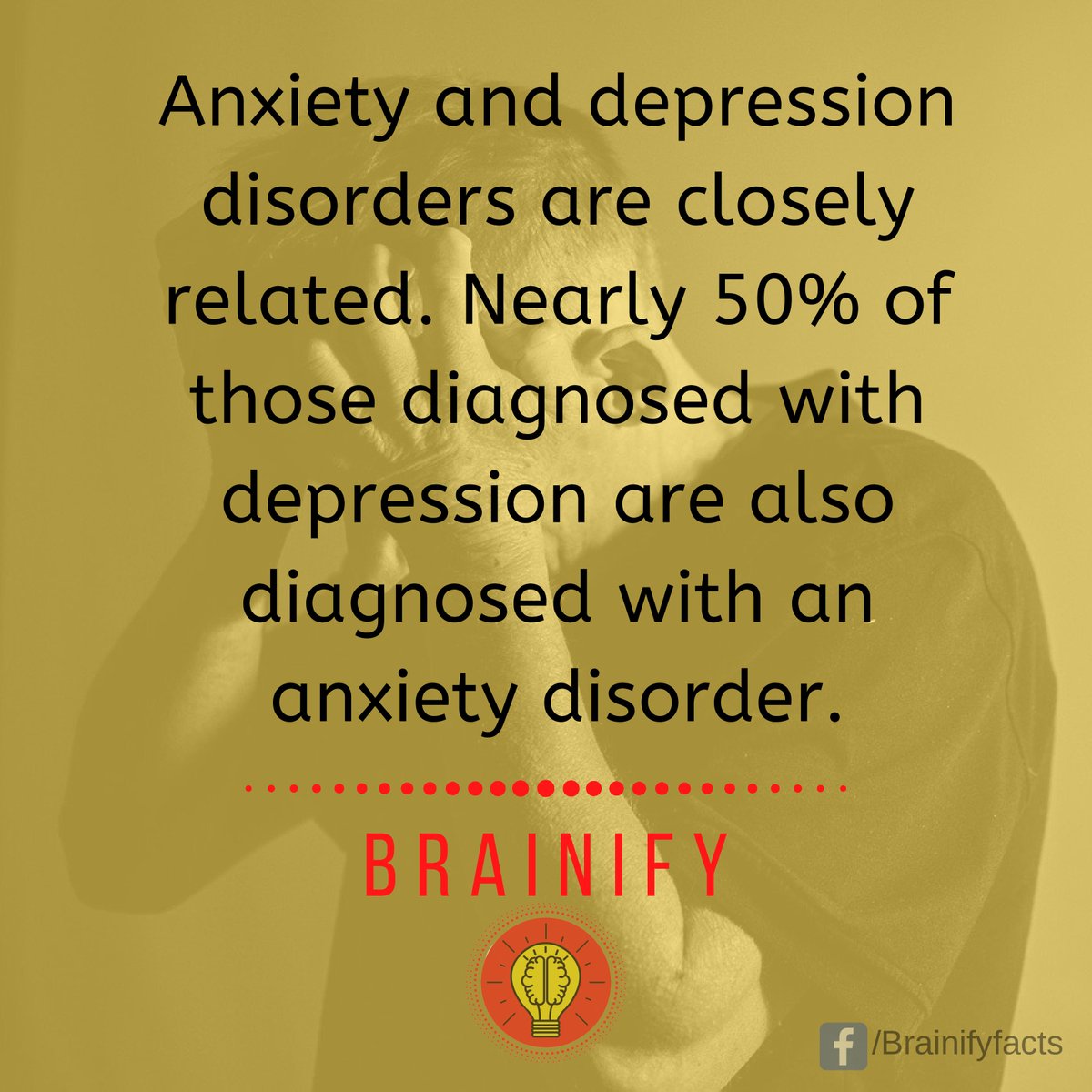 ItsBrainify's tweet image. If any of you are dealing with any of these situations please stay strong and keep fighting, you are amazing! 💪
#depression #anxiety #depressionfacts #mentalhealth #facts