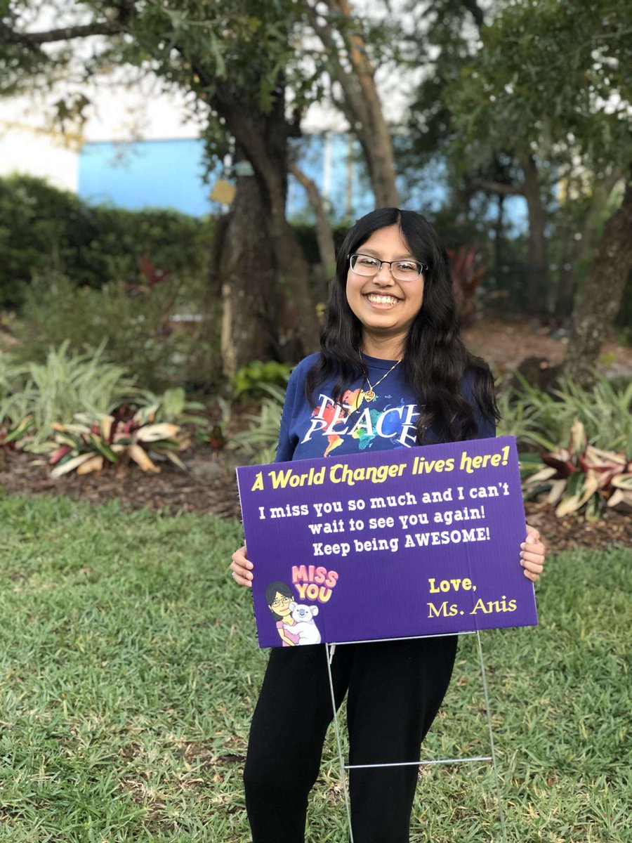 anisadventures's tweet image. Making sure my Adventurers know they are loved and missed!! 💜🌎💛 
#adventuresinsecond #distancelearning #worldchangers #somegoodnews #learnitloveitliveit #teacherwiththal #DFTBA
