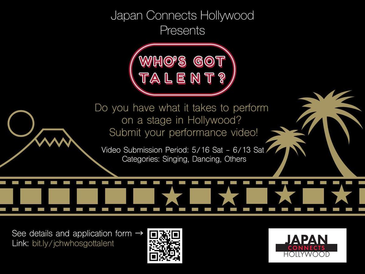 JapanConnectsLA's tweet photo. Open casting call for talent! Submit a video of your performance! https://t.co/w6pGKdN8Lu