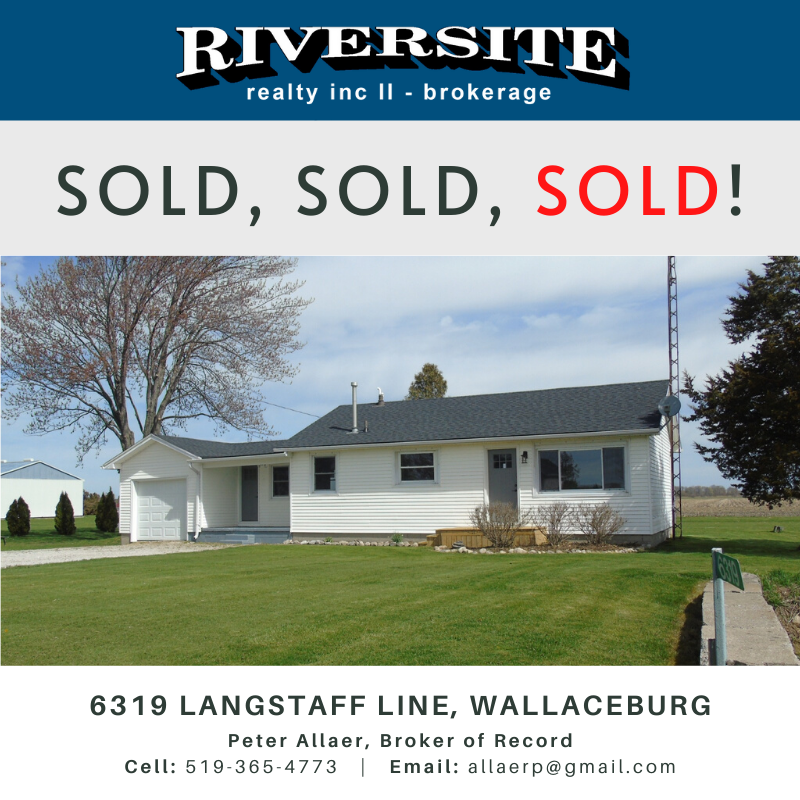 RiversiteRealty's tweet photo. SOLD! SOLD! SOLD!
🏠 6319 Langstaff Line, Wallaceburg
#Wallaceburg #ckont #RealEstate #GetSoldWithUs #Sold https://t.co/u6n1W2q0xV