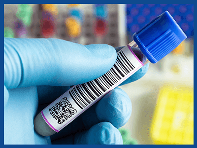 OliviaBH's tweet photo. PSA, PLEASE SHARE: for anyone getting a #coronavirus test, PLEASE stick the barcode on VERTICALLY along the tube (see example below), rather than wrapped around. #COVID19 #LighthouseLabsUK #SARSCoV2 #TestingForCovid19 https://t.co/FBPMZLRc6O