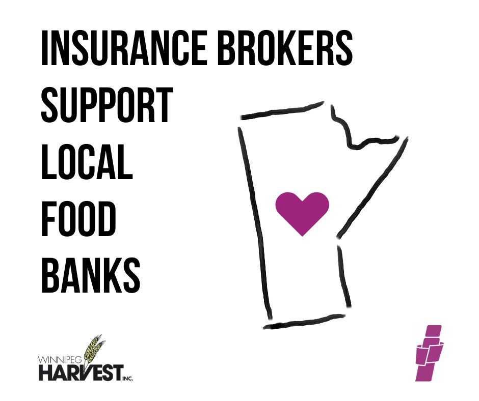 IBAManitoba's tweet photo. Insurance Brokers Support Local Food Banks. From May 12-22, 2020, Insurance Brokers in Manitoba will be participating in a Donation Drive in support of Winnipeg Harvest to give back to the communities they live and work in! #insurance #brokers #community #SupportLocal https://t.co/JAMf8zAgbm