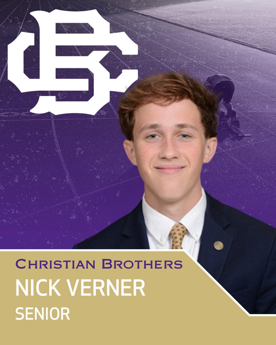 CBHSAthletics's tweet photo. We're highlighting our Senior Athletes who've left their mark despite missing out on their final season of play at CBHS. You are proof why we are #BrothersStrong.
Next up, @CBHSXC_TF Senior Nick Verner! #BrothersBoys2020 https://t.co/G6VeHG00Pf