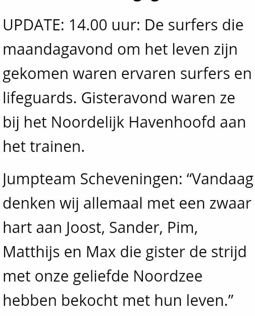 P0W3RCH4NN3L's tweet photo. #op1 #beau 
Je krijgt er  kippenvel van hoe kitesurfer #RoderickPijls zijn verhaal verteld over de omgekomen surfers,waarvan 1 hem nog heeft gecoacht.Ik denk dat de sterke stroming en hoge compacte schuimkraag het zicht van de surfers belemmerde en hierdoor zijn verdronken..R.I.P https://t.co/7PmwWVP5XF