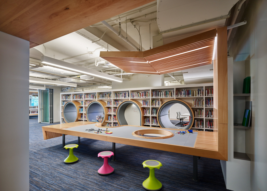 ESADesignChi's tweet photo. Check out the latest post on @edusnapshots featuring the  @fwparker library! @le180studio @PMAGetsIt #architecture #design #interiordesign #education #library #renovation 

https://t.co/6HTFbvk8tp https://t.co/ig4zVp7I8k