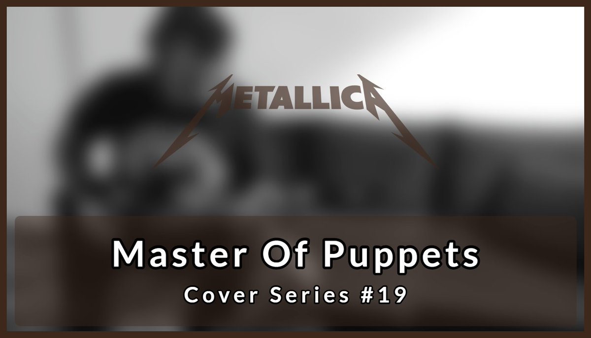 pobresdones's tweet photo. Capítulo 19: Master Of Puppets.

#metallica #guitar #rhythmguitar #cover #homenaje #tribute #coverseries #full #discography #fulldiscography #playthrough #masterofpuppets #1986

https://t.co/YNgYUweeA6 https://t.co/ZgPER0RICc