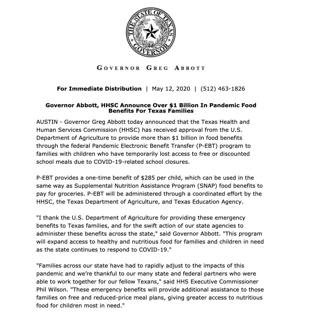 Governor Abbott Press Office tweet media