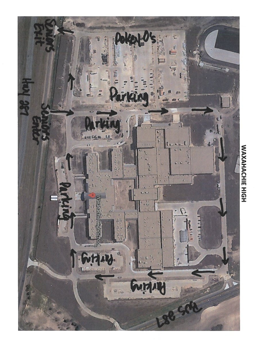 Class of 2020 Parade map.