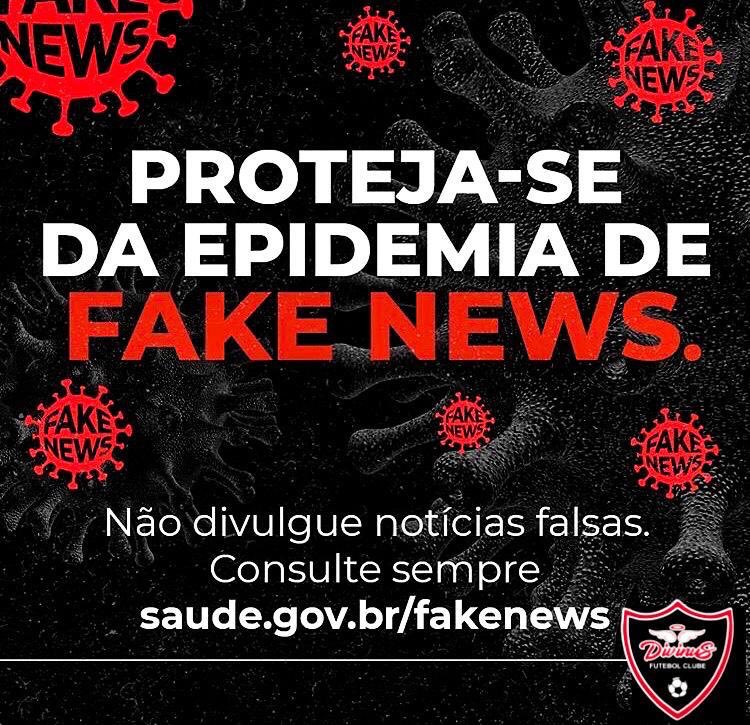 divinusfc's tweet image. Cuidado com informações falsas! 
Neste momento crítico, é muito importante buscar notícias de veículos de imprensa confiáveis e se inteirar sobre as recomendações do Ministério da Saúde. Com responsabilidade, solidariedade e higiene venceremos essa luta!!
.
#AvanteDivinus