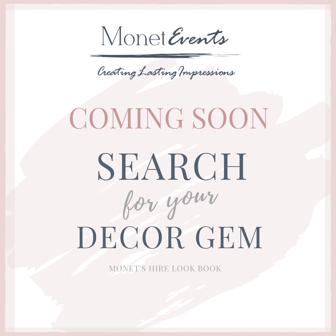 MonetEvents's tweet image. COMING SOON! We are extremely excited to be launching our DIY decor hire. We have made the decision to hire out our decor items for those who are just looking for those finishing touches.  to receive the brochure first drop me a message &amp;amp; I will add you to our mailing list #hire