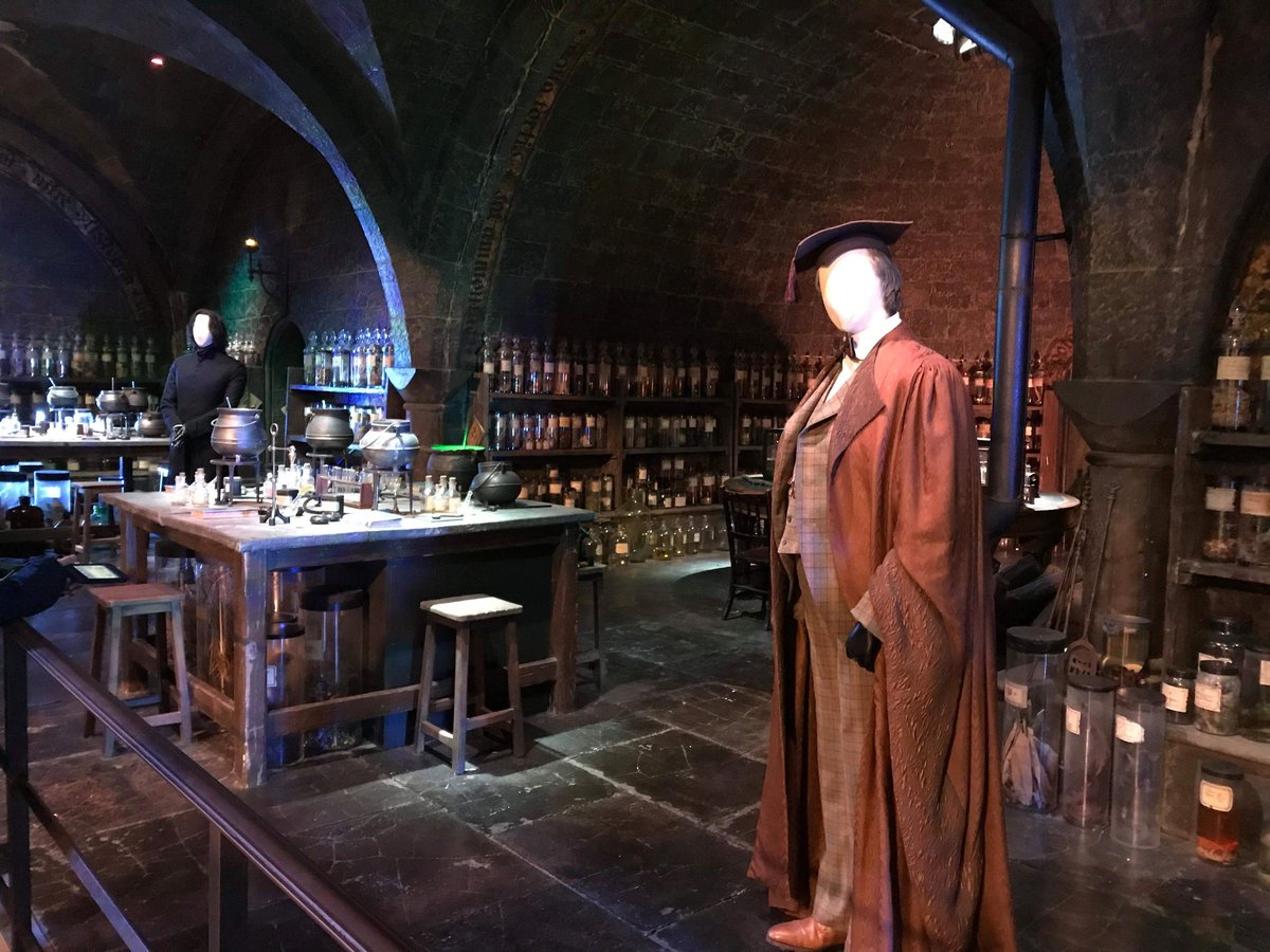 Harry Potter et l'ordre du Phénix : encore quelques vues de la salle des potions et de ses voûtes #HarryPotter