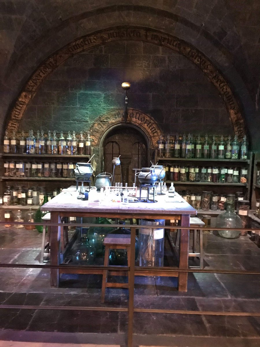 Harry Potter et l'ordre du Phénix : encore quelques vues de la salle des potions et de ses voûtes #HarryPotter