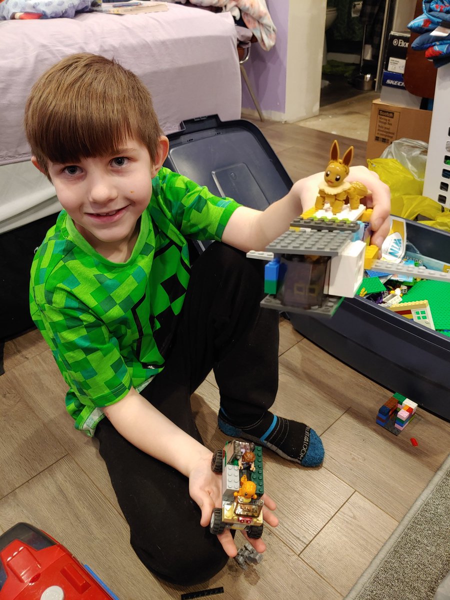 Fun math and building exercises today! #distancelearning2020