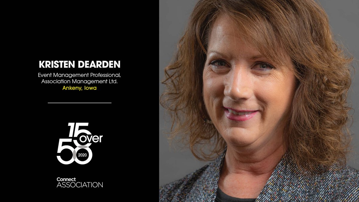 Kristen Dearden, AML event management professional recognized as a member of Connect Association magazine’s “15 Over 50.” Top professionals in the events industry. 

Celebrating Kristen today! tinyurl.com/AML-Dearden

Learn more: connectmeetings.com/association/fe…