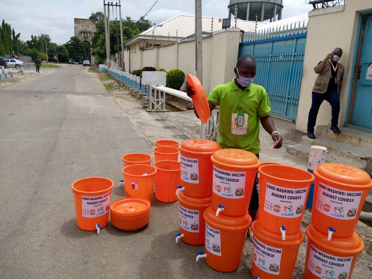 eCAPHNG's tweet photo. We are set for the management of the spread of #COVID19 in our society, thank you @UNFPANigeria for the support @MariamaDarboe18 @riseupforgirls @unwomenafrica @UNICEF_Nigeria @WHONigeria @KDHSSD @HafsatMohBaba @elrufai @anayd_africa @zailaniajmusa @streetchilduk @kagara_hafsy https://t.co/ukKK0IEw1T
