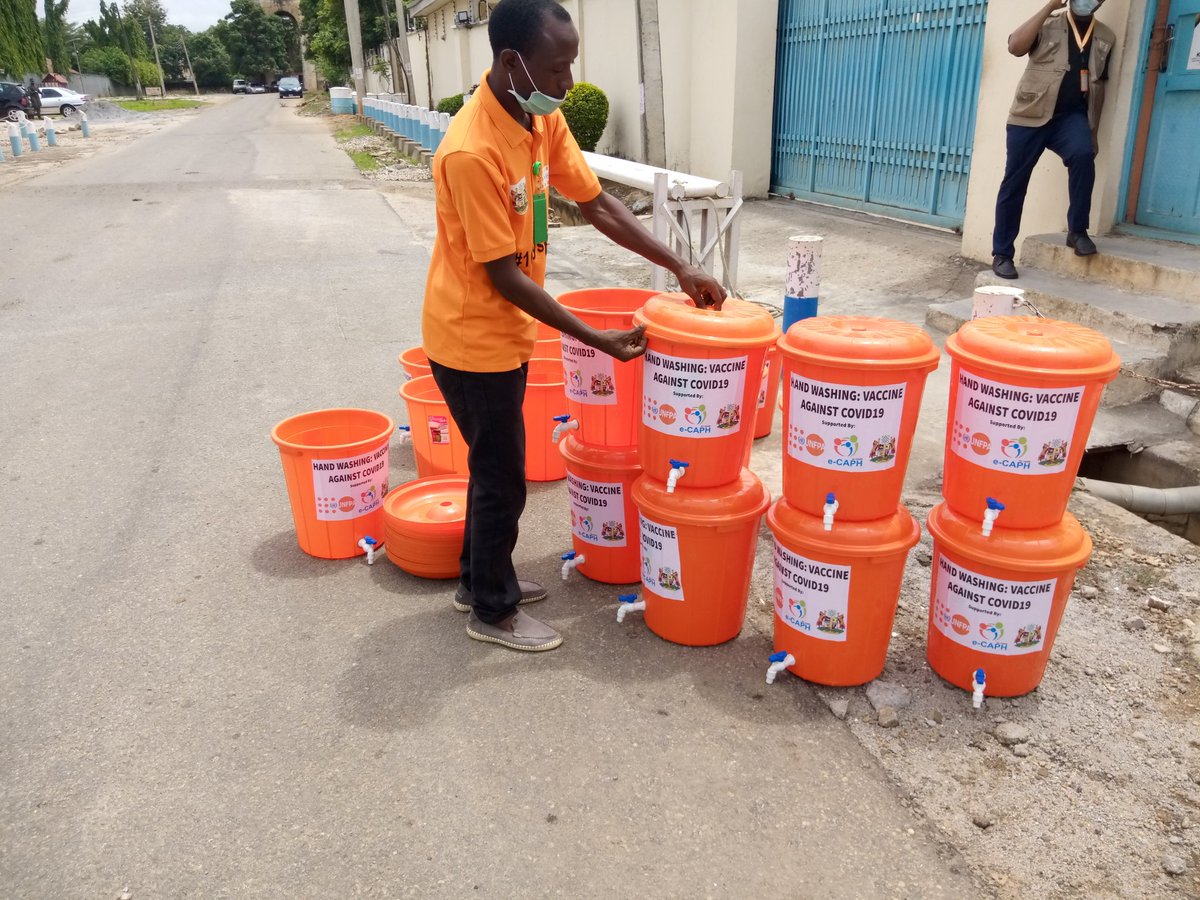 eCAPHNG's tweet photo. We are set for the management of the spread of #COVID19 in our society, thank you @UNFPANigeria for the support @MariamaDarboe18 @riseupforgirls @unwomenafrica @UNICEF_Nigeria @WHONigeria @KDHSSD @HafsatMohBaba @elrufai @anayd_africa @zailaniajmusa @streetchilduk @kagara_hafsy https://t.co/ukKK0IEw1T