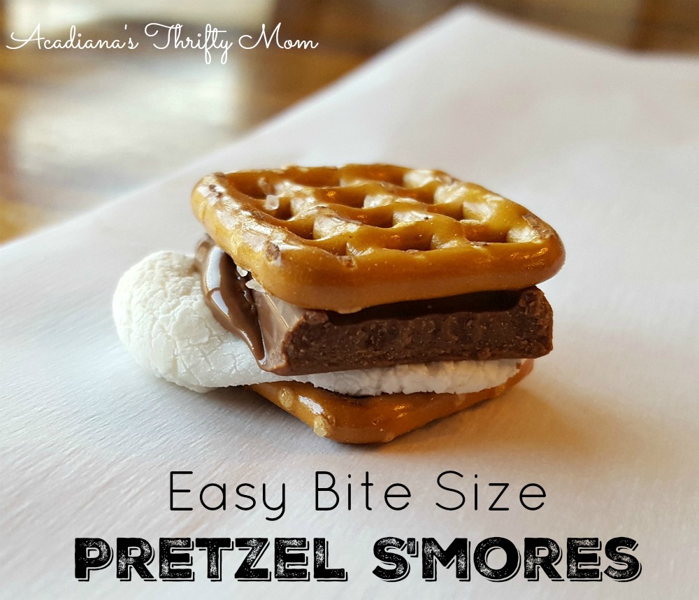 sewworx's tweet image. Easy Bite Size Pretzel S’mores #smores #chocolate #marshmallow #pretzels #Acadiana #Lafayette #Louisiana   acadianasthriftymom.com/easy-bite-size…