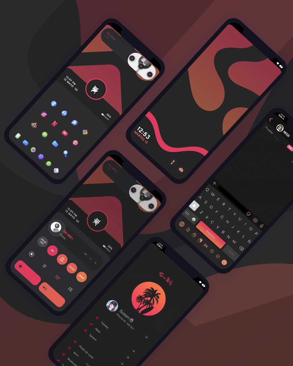 LobitaGault's tweet photo. #Z1BA Colors Inspiration @bulldog5278
(I don’t have $ to buy it :c)
Gateau Theme @StevSarm
NewMorphSlim @Enter_Apps
GraphitiPop @TPinpal
WB.Brackets KelmaCC @alolastmoment
#Wallpapers #NudekeysWall #SettingIcon #Arrow #Switch by me. You can find it on my Drive *Link in Bio https://t.co/CZm6GXQfgw