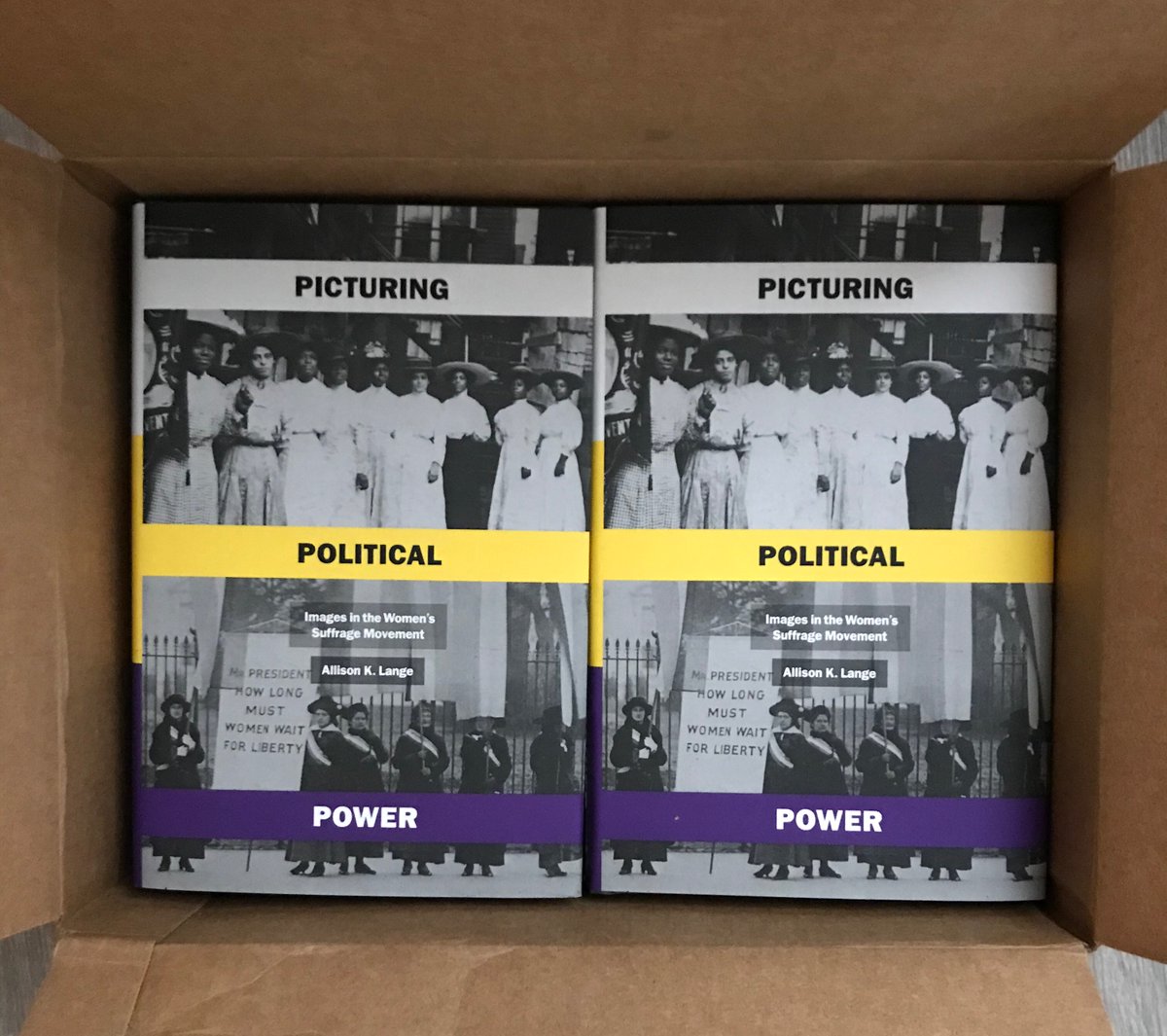 This weekend I received the first copies of my book from @UChicagoPress! I’ve been excited about this moment for a long time and the book looks even better than I could have imagined! #newbook #tbr #history #twitterstorians #womenshistory #19thAmendment #19that100 #votesforwomen