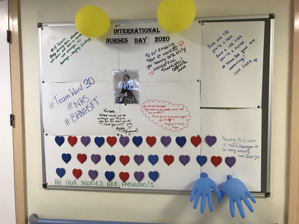 I’ve had an amazing day visiting the nurses across CBU1 today delivering fruit and ‘proud to nurse’ badge. Feeling very blessed indeed. #proudtobeanurse #InternationalNursesDay #NursesDay2020