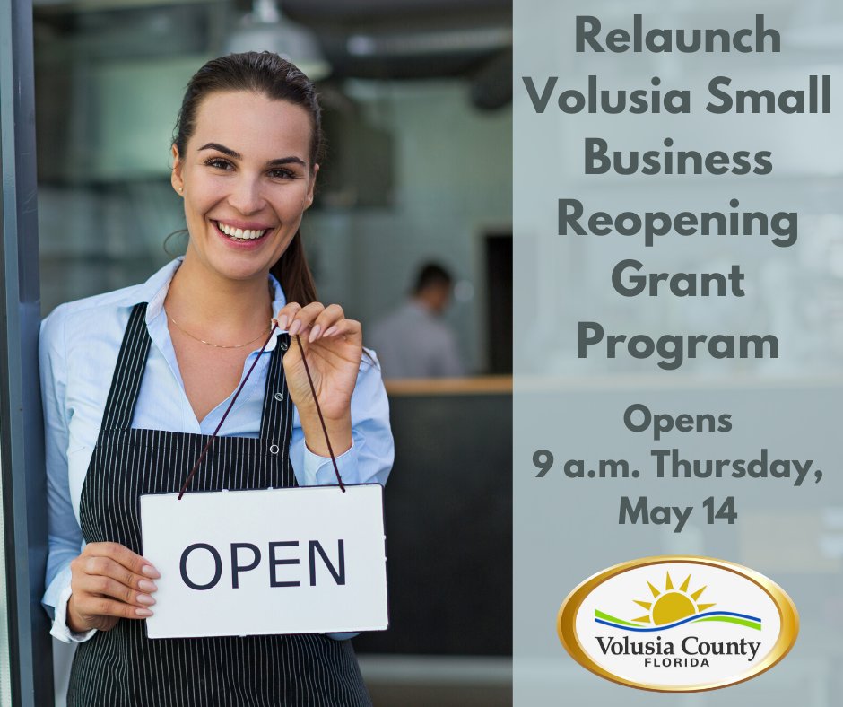$10 million grant program to help small businesses approved! Local businesses that meet the criteria can qualify for a one-time, $3,000 grant under the program. The online application opes 9 a.m. Thursday, May 14 and is first come, first served. ow.ly/TvWd50zEsVA.