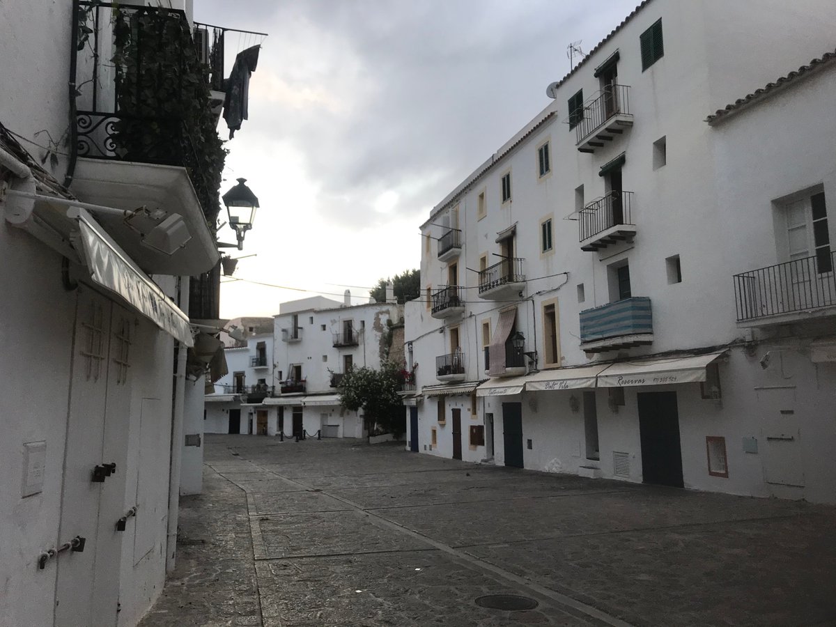 Carmen_Moles's tweet photo. “Tres grans pins, vora el camí,
alcen llurs ombrívols fronts.
El vent, que no vol dormir,
els omple el cor de cançons.
Camp i camp. Es vessa al mir
una campana vespral...
Voler l’impossible ens cal,
i no que mori el desig” #MariàVillangómez #EivissaVila #Somnis i #Desigs https://t.co/y7pndpZW5Y