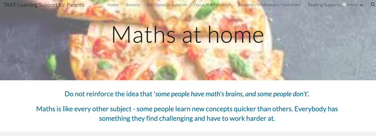 A new page has been added to the TAKP Learning Support Site for Parents - Maths at Home.
sites.google.com/teakaukipapamo…

#remotelearningtakp