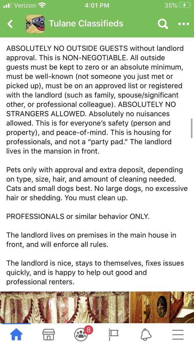 Of course no real estate listing is complete without a 4-screenshot long description written by a clearly insane person