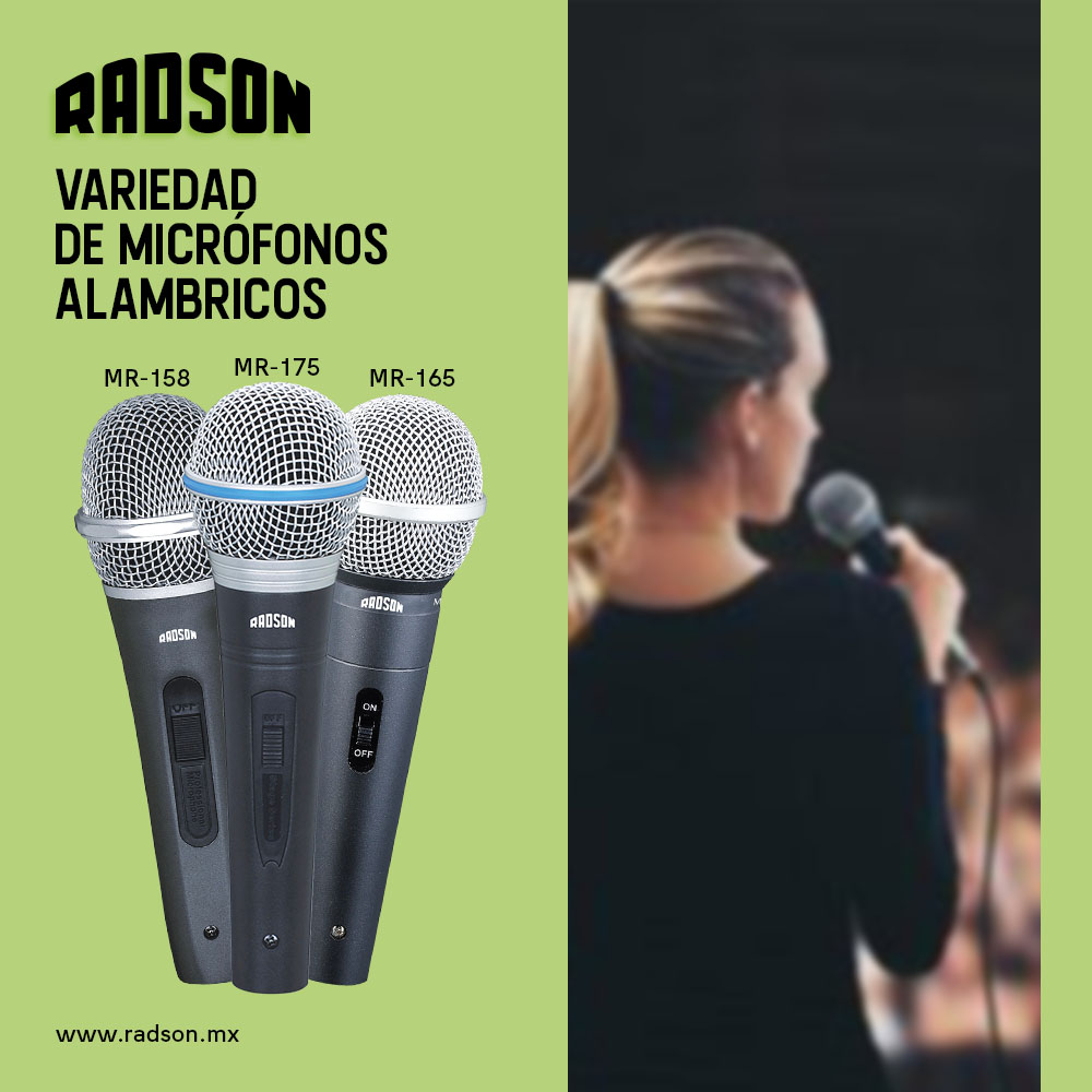 RadsonAudio's tweet image. Que todos te escuchen!
Entra a nuestra pagina 
radson.mx
 y elige entre nuestros micrófonos el que mas se adapte a tus necesidades 

#Radson #AudioProfesional #MicrófonosAlámbricos #QueSeEscuche #Variedad