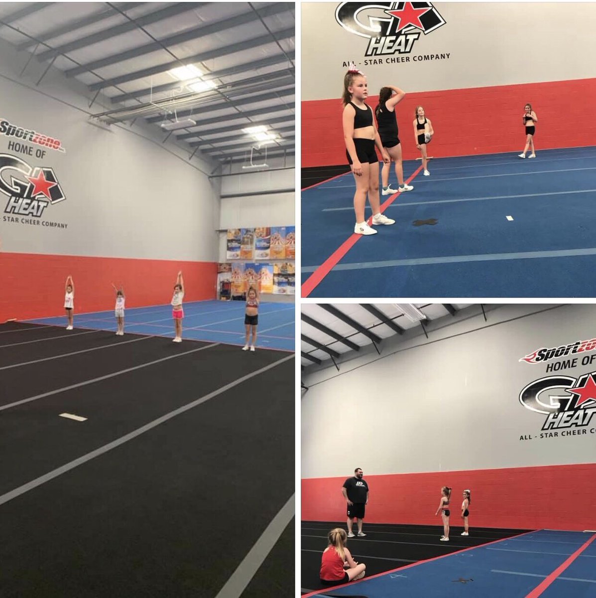 _Georgia_Heat's tweet photo. We are EXCITED to be back in the gym! Athletes are working on progressing safely while #socialdistancing https://t.co/QZwyzTcU1I