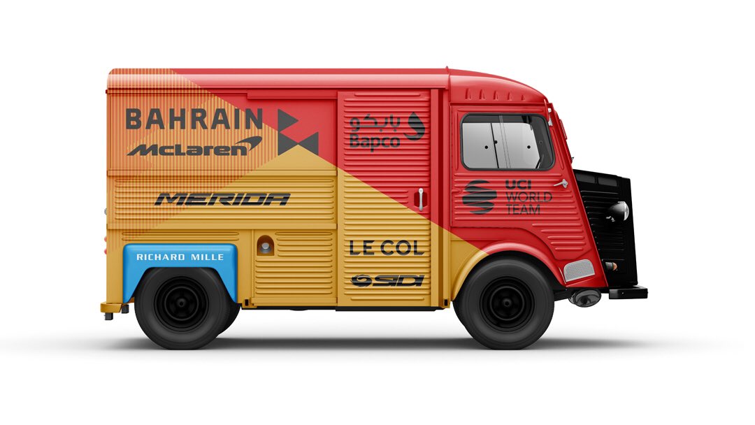 paulpkgd's tweet image. Bahrain McLaren H-Van #bahrainmclaren #McLaren #lecol #uci #richardmille #merida