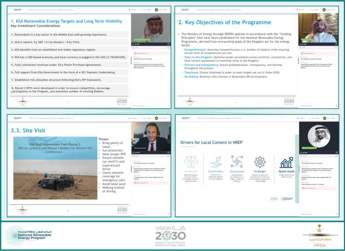 #REPDO hosted over 100 attendees during the virtual Qualified Bidders Conferences for CAT.A &amp; CAT.B projects of the #NREP's Round Three

#Renewables
#COVID19