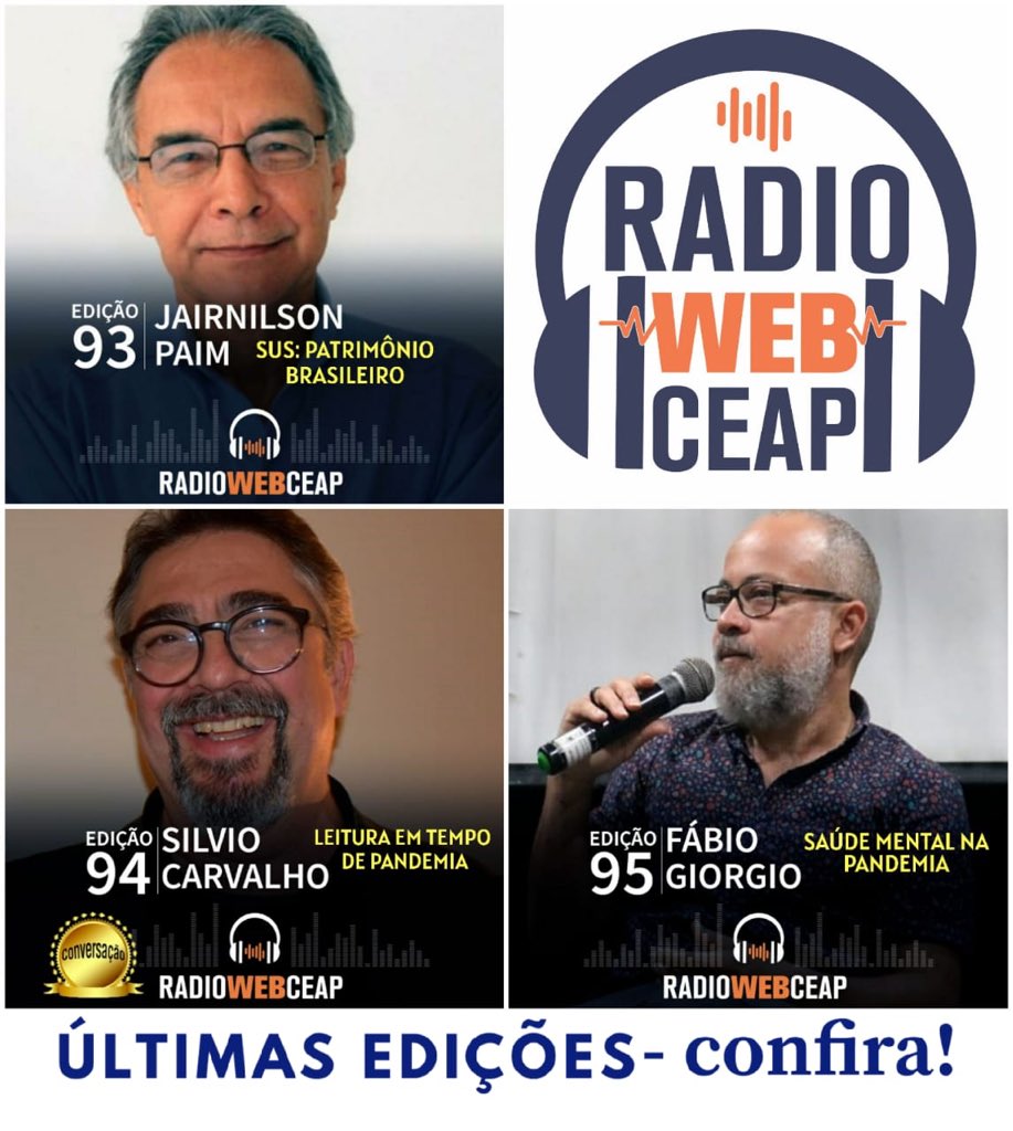 ceap_ong's tweet photo. Confira os últimos programas da Radioweb CEAP.
Acesse: https://t.co/kLGnuguLDa
.
.
#radiowebceap #confira #ultimosprogramas #saudemental #suspatrimôniobrasileiro #leituraemtemposdepandemia #ceapong https://t.co/Z2s6WHKWRx