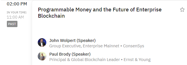 JuanSnow's tweet image. Watching the &apos;Programmable Money and the Future of Enterprise Blockchain&apos; Consensus2020 segment featuring @jwolpert &amp;amp; @pbrody made me super bullish on what @baselineproto is building.

Watch below (timestamp around -2:33:43):

next.brella.io/events/consens…

#Chainlink #BaselineProtocol