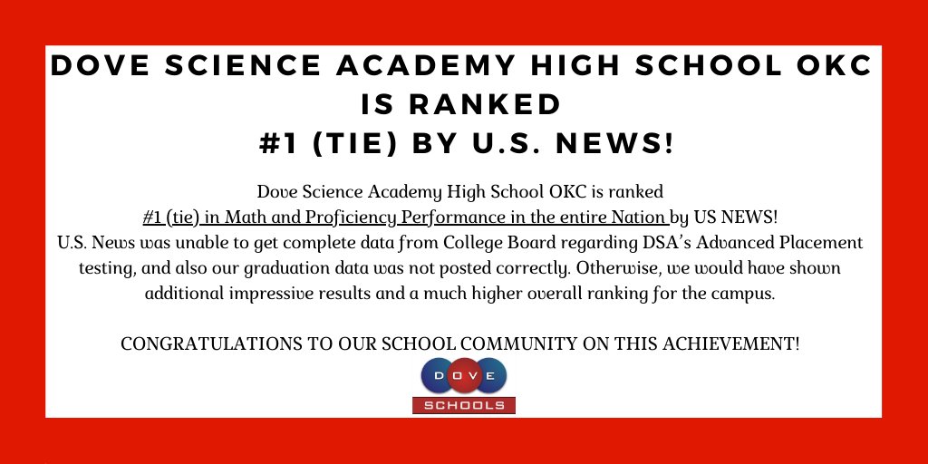 doveschoolsok's tweet photo. Congrats to our Dove community on this tremendous achievement! #DisciplinedOrganizedVigorousEducation 
https://t.co/1hJGOkgtR9 https://t.co/PYLCnRCp6s