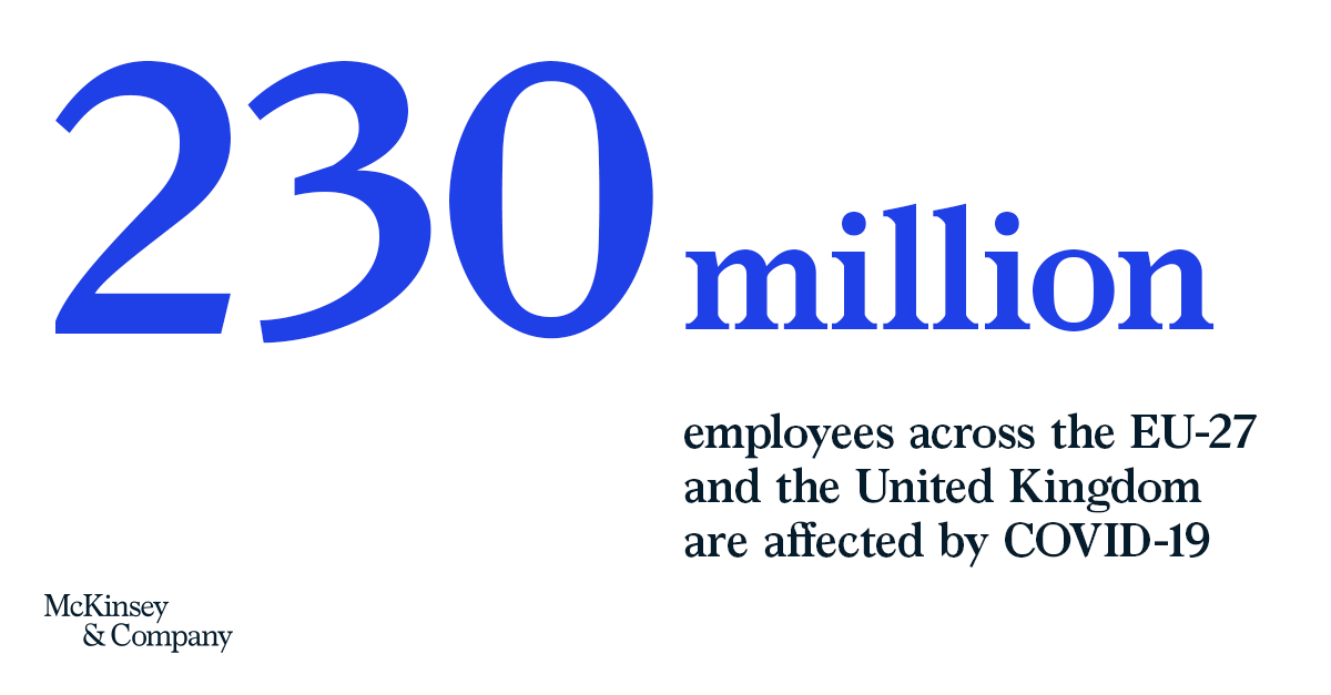 McKonGov's tweet photo. #COVID19 is having far-reaching impact on European labor markets. Find out how governments and companies can mitigate the pandemic's impact on jobs: https://t.co/Dn4ZP1Cwzm https://t.co/ypx4eGiPiO