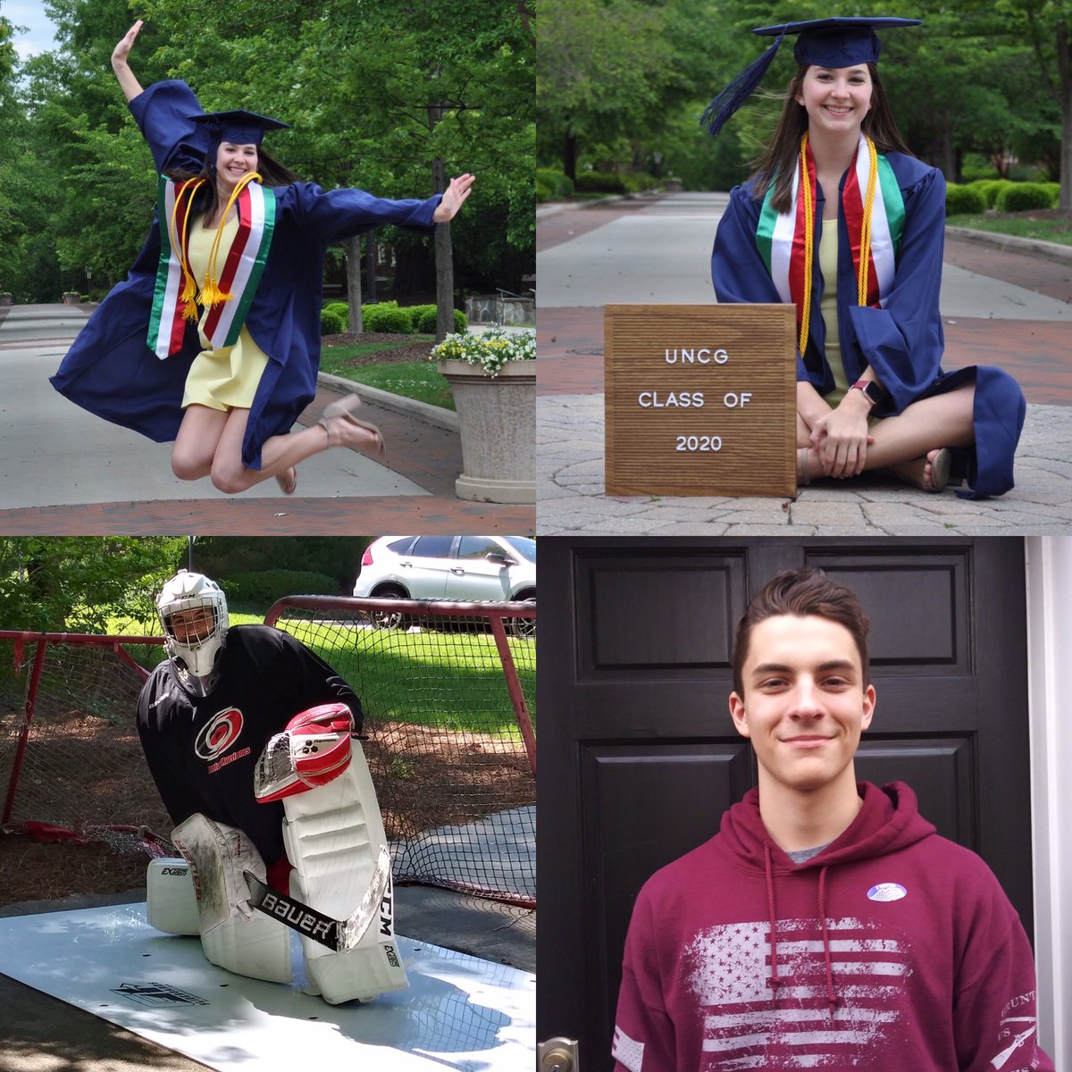 WakeForest_NC's tweet photo. The future looks bright for all of these amazing graduates! We are so proud of you and wish you the best. Keep those Senior photos coming to https://t.co/GA3QA82PAn. For a full list of today’s photos follow us on Facebook @TownofWakeForest.

#StayStrongWF #WF2020Grad https://t.co/dRQc3gM95t