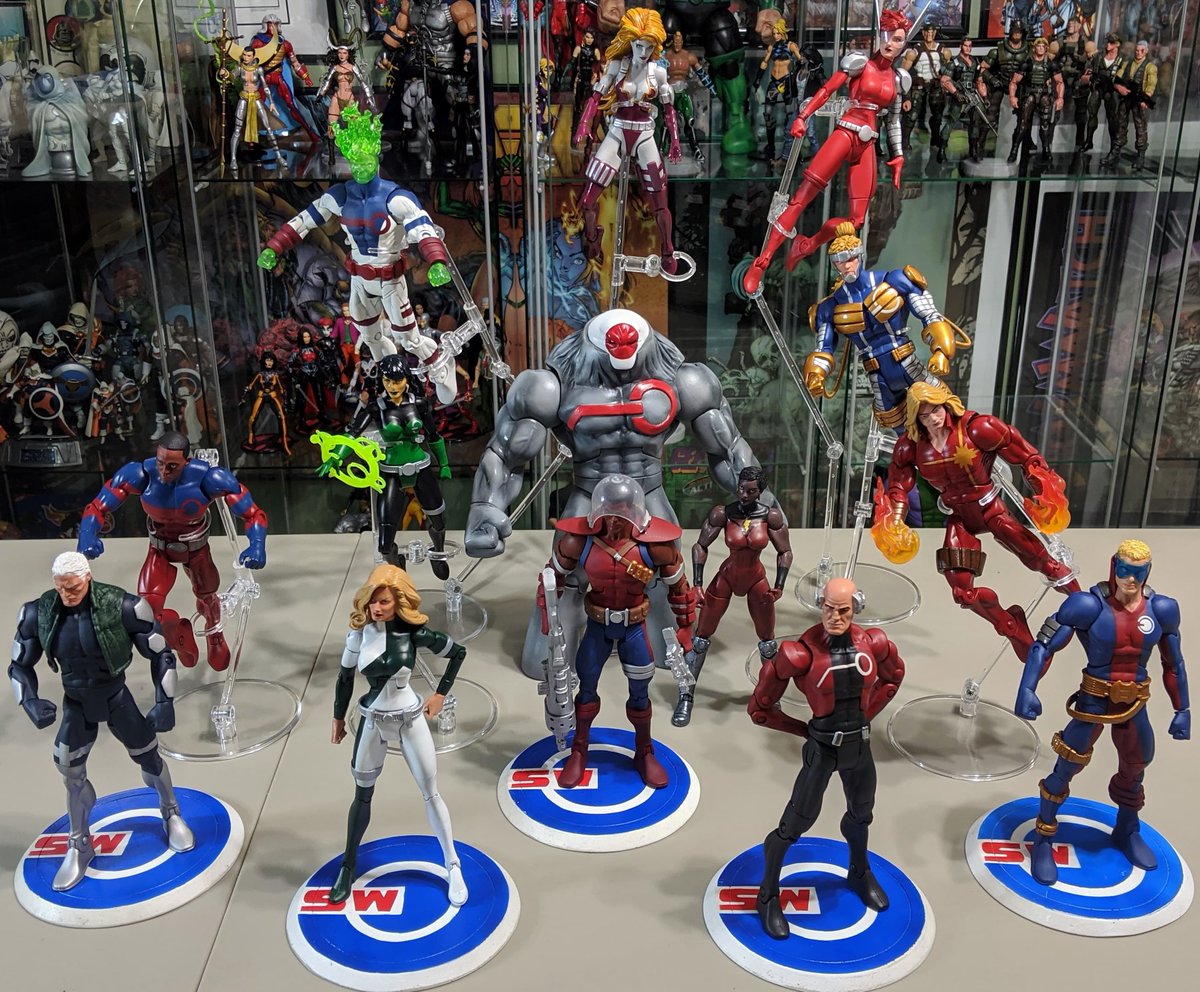 daarkanjel's tweet photo. #WildSTorm Updated collection of custom #StormWatch figures by 
#TokenCustoms #AshCustoms #NewCollectorCustoms https://t.co/8BL5WPLMpk