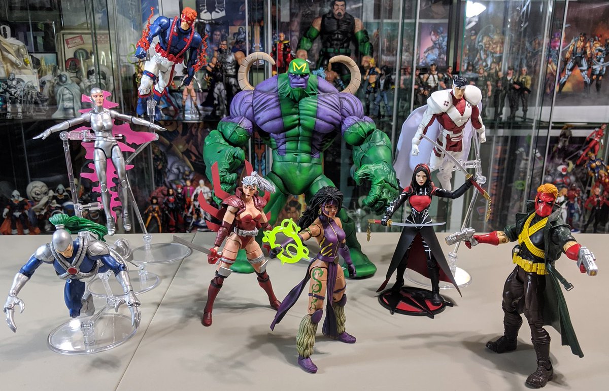 daarkanjel's tweet photo. #WildStorm Updated collection of custom #WildCATs figures by
#AshCustoms #CalsCustoms https://t.co/c3HI4lUePH