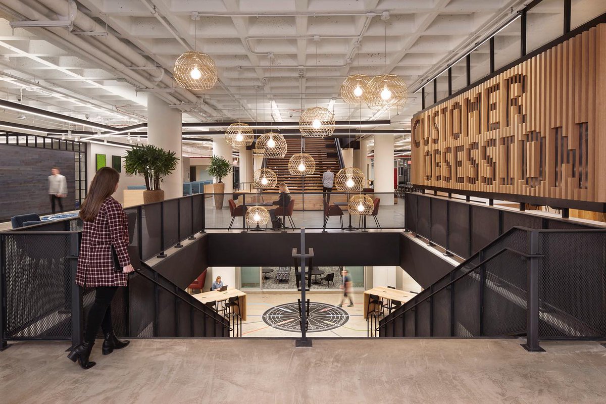 IAarchitects's tweet photo. What protocols will we need to develop when returning to the office? More air high fives? Learn more here 🤚🏼😉👇
https://t.co/8vK59DZcVG
📸 by Jeff Cate
#togetheratwork #workplacedesign #returntotheworkplace #interiodesign #interiorarchitecture https://t.co/EPFqvU7ujh