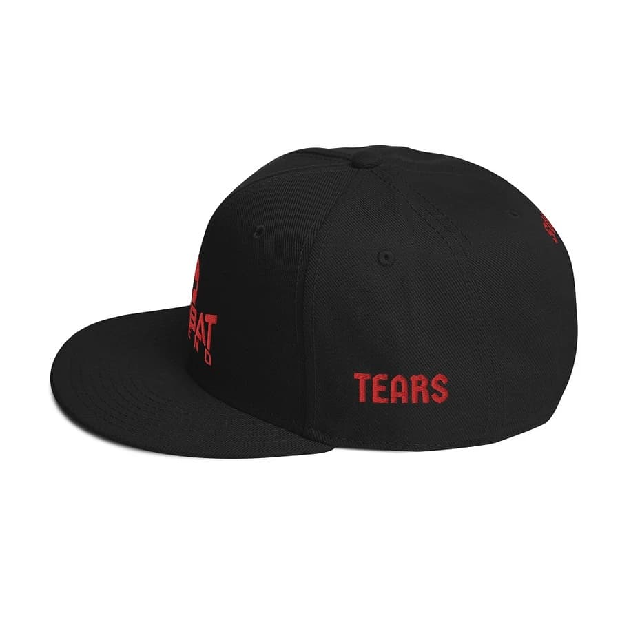 Blood,  Sweat, and Tears Red on Black Snapback.

#BLOODSWEATTEARS #HUSTLEANDGRIND #MOTIVATION #HARDWORK #WORKWHILETHEYPLAY #WORKWHILETHEYSLEEP #MMA #BOXING #BOXEO #MUAYTHAI #JIUJITSU #FIGHTGAME #FIGHTS #FIGHTERS #FIGHTERBYBLOOD #SAVAGE #MOTIVATIONAL #COMBATLEGEND