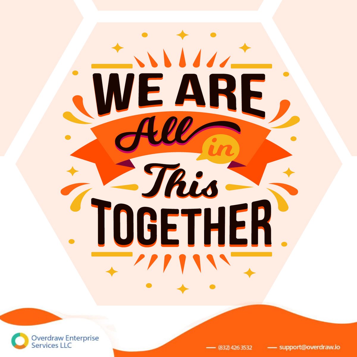 Overdrawio's tweet image. In times like this we must come together, encourage one another, empathize, and extend a helping hand.
Stay Safe, Stay Home and Keep Supporting! 

#smallbusiness #entreprenuer #smallbiz #startups #covid19 #fighttogether #staysafe #stayhome #support #care #helpinghands