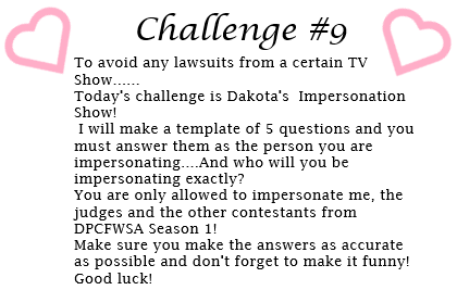 BiteMeHoney's tweet photo. Challenge #9.....This challenge tests your skills at impersonation and improvisational comedy...You have 24 hours to DM me your character impersonation and question answers...... #DPCFWSA https://t.co/U4NrN4SGQq