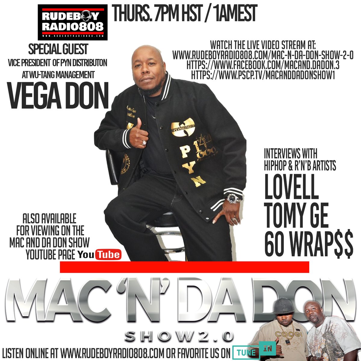 MacandDaDonShow's tweet photo. Checkin' in with a DON!! https://t.co/zclxlOQEqI