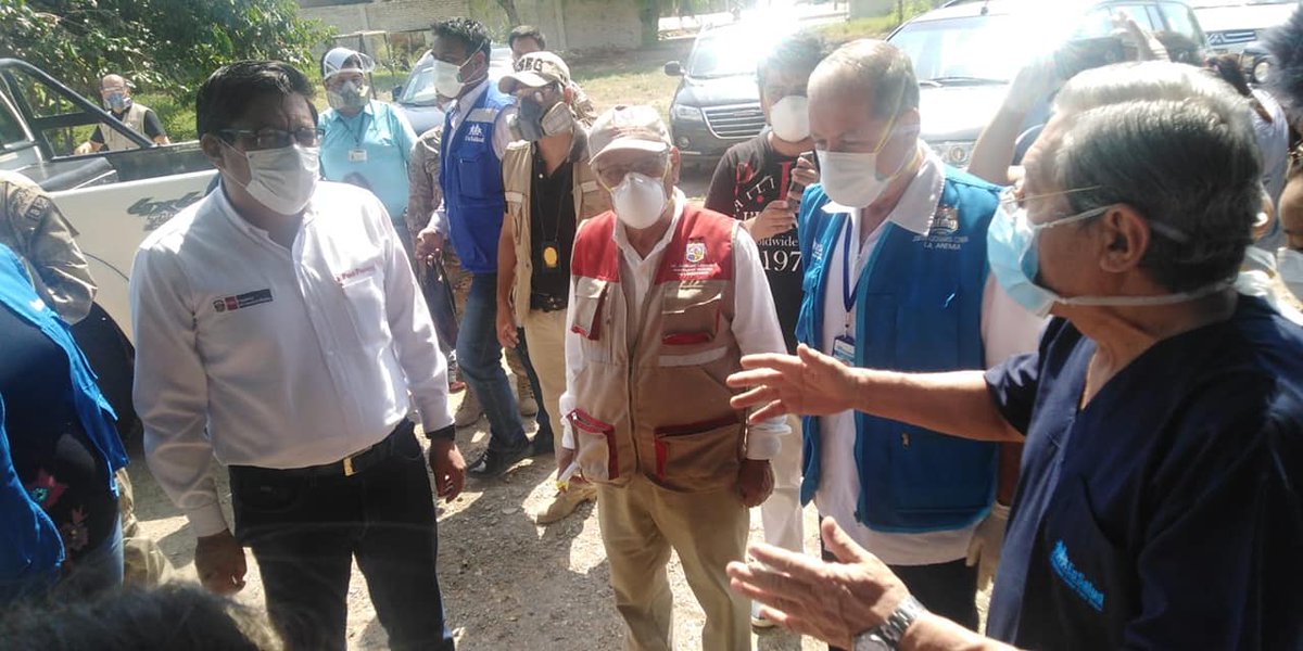 #NoticiasGRL | 📌 INSPECCIONAN HOSPITAL DE TUMAN

El premier Vicente Zeballos y autoridades regionales, visitan el hospital de Tuman, que será entegado a EsSalud via cesión de uso por 20 años, a fin de beneficiar a la población de los distritos azucareros.