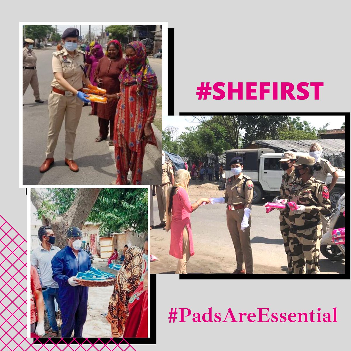 PoojaBharadwaj1's tweet photo. Menstrual hygiene is a huge issue for women across socio-economic groups during this time of pandemic. It is important to recognise the need of sanitary pads and to make women hygiene products accessible.
#PadsAreEssential #SheFirst because women are important.
#MenstrualHygiene https://t.co/VWrKKInmZF
