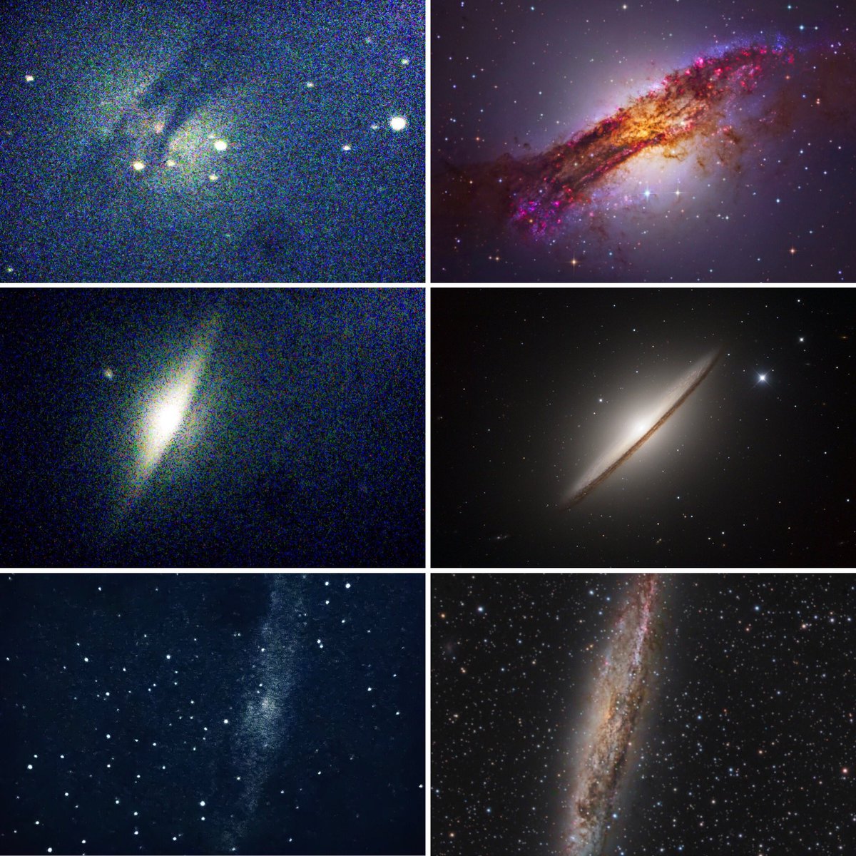 So my exciting news, caught my 3rd galaxy this week! Caldwell 83 now joins Centaurus A and Sombrero in my collection composite! Images in left column are me, images in right are Hubble & Martin Pugh (Caldwell 83).A short, photo-thread of some pics from this week...1/8