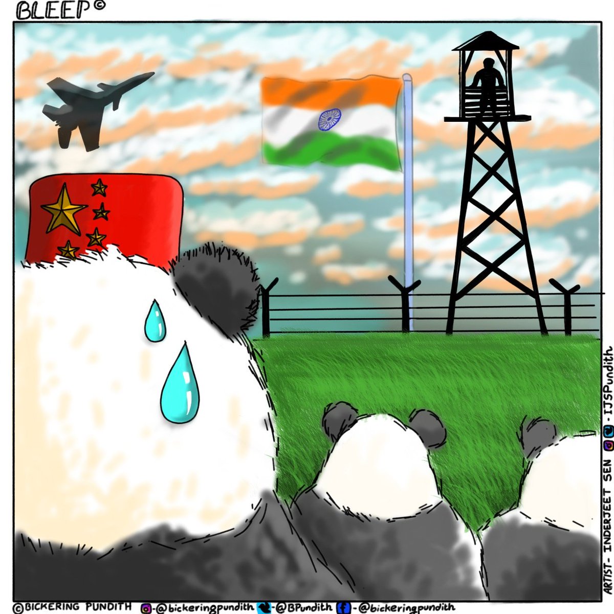BPundith's tweet photo. #indianairforce #ITBP #IndianArmy #Chinamustfall #India || The braves of India from @IAF_MCC, @ITBP_official and @adgpi, help secure India from the perverted and greedy advances of the Chinese over the #LAC,inducing fear in the hearts of those, who wish to defile India. Jai Hind! https://t.co/NGO3eHrD4s