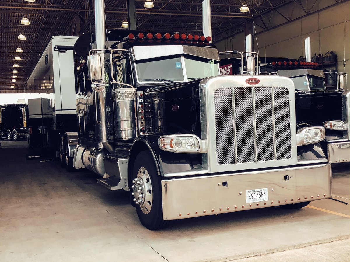 HaasFactoryTeam's tweet photo. .@ClintBowyer - “Anything that we’ve needed during the quarantine, whatever the case may be has been delivered by a truck driver who’s away from his family doing the job to make sure our country still works.” 

Retweet to help us #ThankATrucker. 🚚

@RushTruckCenter https://t.co/fiULPkyI2a